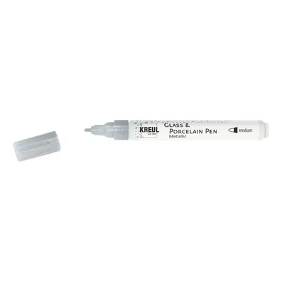 Zdjęcie produktu dla KREUL 16416, Średni, Srebrny, 2 mm, 4 mm, Atrament na bazie wody, Niemcy