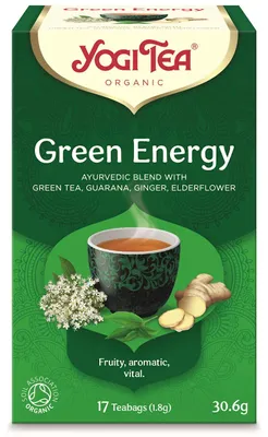 Immagine prodotto di TÈ VERDE ENERGIA (17 x 1,8 g) 30,6 g - TÈ YOGI