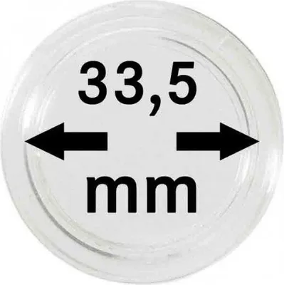 Produktbild von Lindner 2251335 Münzkapseln 33,5 mm-100er Pack