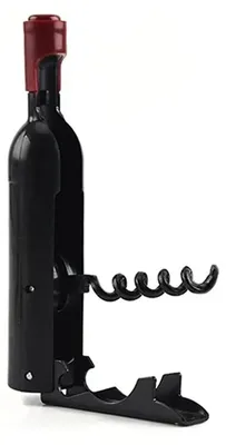 Produktbild von Weinöffner, schwarz, multifunktionales Magnetdesign, tragbar, Edelstahl