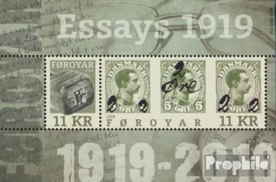 Produktbild von Briefmarken Dänemark - Färöer 2019 Mi Block49 (kompl.Ausg.) postfrisch Philatelie