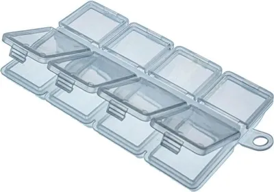 Produktbild von Jenzi Kunststoffbox Transparent 10,2x6,2x1,3cm