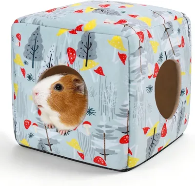 Immagine prodotto di Cuccia per piccoli animali, in peluche, dimensioni 30x25x20 cm, adatta per conigli