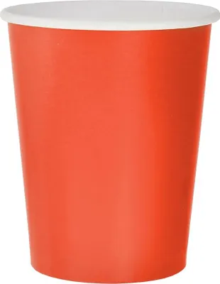 Obrázek produktu pro Rote Papierbecher 250ml 14 Stück (Geschirr und Besteck - Party)