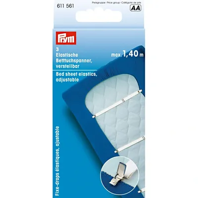 Produktbild von Betttuchspanner 18mm weiß | PRYM 611561
