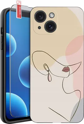 Obrázok produktu pre Puzdro pre iPhone 13 | 14 | DIZAJNY | MATNÉ SILIKÓNOVÉ PUZDRO + SKLO 9H