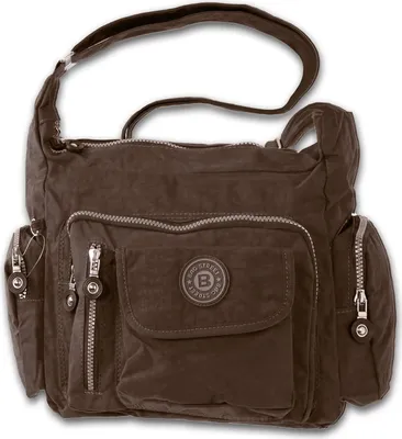 Immagine prodotto di Borsa Street nylon borsa donna marrone 30x15x22 OTJ204C