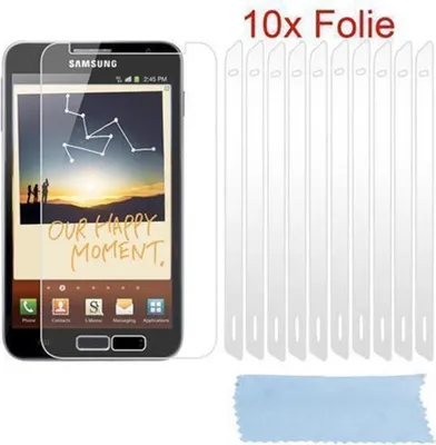 Produktbild von Cadorabo 10x Schutzfolie für Samsung Galxy NOTE 3 Display-Schutzfolien in Weiß hochtransparent