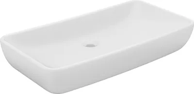 Produktbild von vidaXL Luxus-Waschbecken Rechteckig Matt Weiß 71x38 cm Keramik