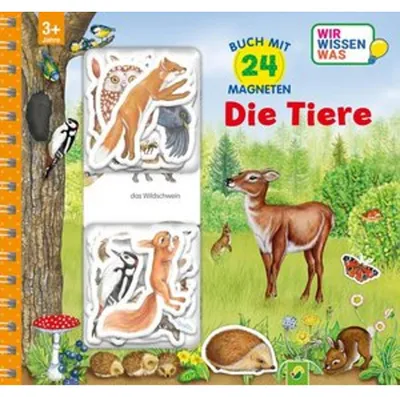 Obrázek produktu pro Magnetbuch Die Tiere - mit 24 Magneten
