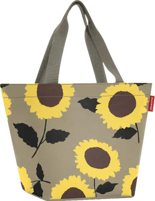 Zdjęcie produktu dla Reisenthel shopper M, Torba na zakupy, Szary, Żółty, Poliester, Wzór, 15 l, 510 mm