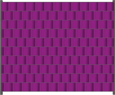 Produktbild von Wallario Zaunsichtschutz mit Motiv Lila für Ein- und Doppelstabmatten Zäune in der Größe 250 x 200 cm