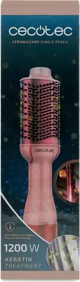 Produktbild von Cecotec CeramicCare Single Peach Volumizing Air Brush, 1200W.