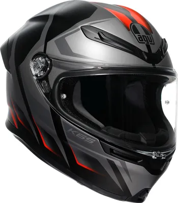 Image de Casque intégral AGV K6 S Karve noir mat / gris / rouge S