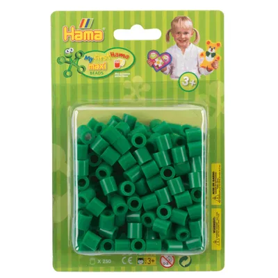 Image de Hama Maxi Iron Beads Green, 250pcs.