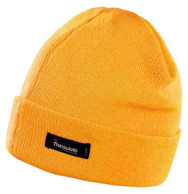 Image de Bonnet unie Result Thermo Thinsulate, léger FK670 (taille unique) (orange fluo)