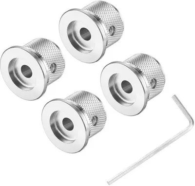 Productafbeelding van Solidchoice - Set van 4 Aluminium Potentiometer Knoppen voor Gitaren