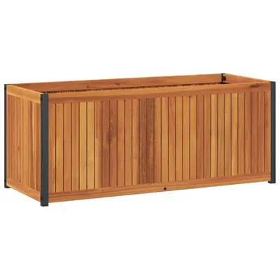 Produktbild von vidaXL Pflanzkübel 110x45x44 cm Massivholz Akazie und Stahl