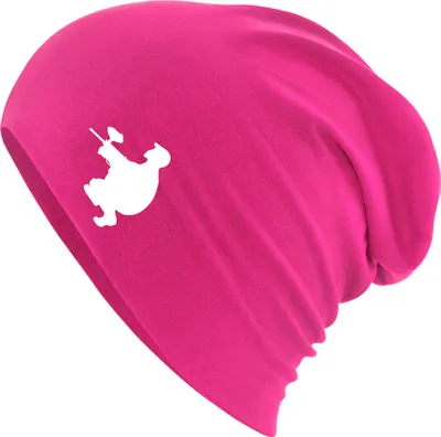 Produktbild von Huuraa Beanie Paintball Silhouette Fuchsia One Size Baumwolle und Elasthan Mütze Geschenkidee