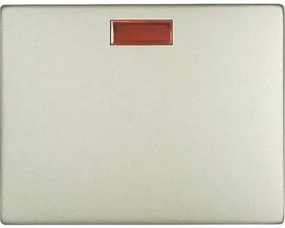 Image de Bascule en acier inoxydable avec 5 lentilles - Plaque de recouvrement pour interrupteur / bouton 14157004