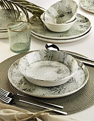 Produktbild von Hermia Concept, MCH-06-18-PRC, Tafelservice (18-teilig), 100 % PORZELLAN, Weiß, 26 x 13 x 2,5 cm