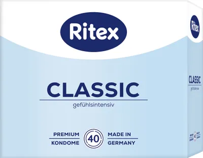 Produktbild von Ritex Classic Kondome - Intensives Empfinden mit 40 Stück aus Deutschland