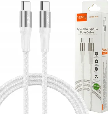 Immagine prodotto di CAVO VIDVIE USB TIPO-C VELOCE CAVO ROBUSTO RICARICA RAPIDA 60 W 3 m