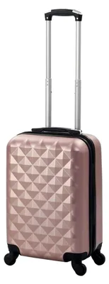 Produktbild von Hartschalenreisekoffer, Handgepäck, Trolley, Rollkoffer, Kofferorganizer, Roségold ABS