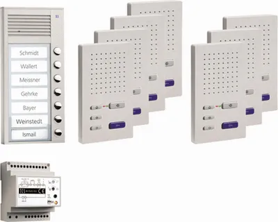 Produktbild von TCS Audio-Sprechanlagen-Set PPAF07-EN/02 AP Freisprech 7Teilnehmer
