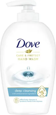Produktbild von Dove Handseife - Care & Protect - Tiefenreinigung - 250 ml - 1 Stück