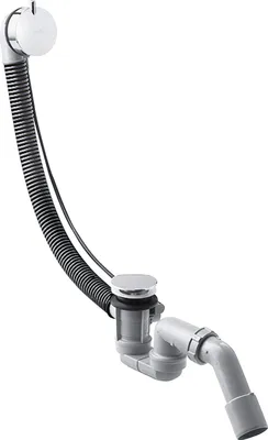 Produktbild von hansgrohe Flexaplus S Komplettset Ab- und Überlaufgarnitur, für Normalwannen, chrom, 58150000