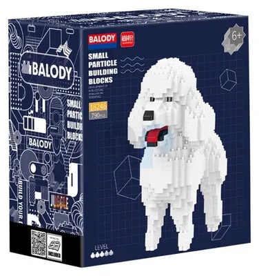 Produktbild von Balody 18246 - Pudel aus Diamond-Blocks Klemmbausteine