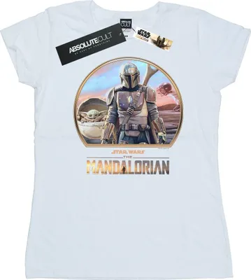 Produktbild von Star Wars - "The Mandalorian And The Child" T-Shirt für Damen BI42942 (XL) (Weiß)