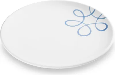 Immagine prodotto di Gmundner Ceramics Pur Flamed Blue, Piatto da portata Coppa (Ø 25 cm)