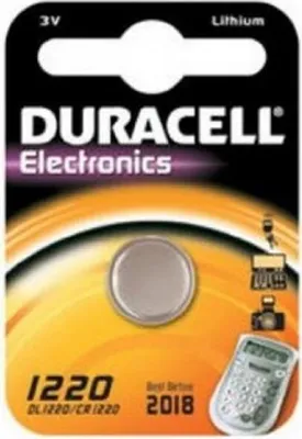 Produktbild von Duracell Batterie Lithium Knopfzelle CR1220 3V Blister (1-Pack) 030305