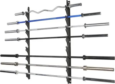Produktbild von Sporttrend 24® Hantelstangen Ständer mit Wandhalterung, Langhantel Hantel
