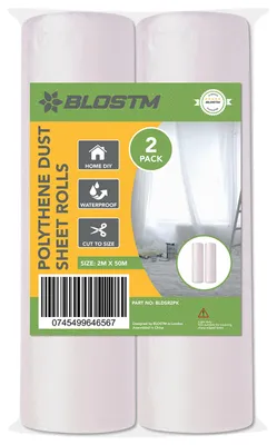 Imagen del producto de Solidchoice - Película protectora transparente para suelos y muebles, 2 x 50 metros