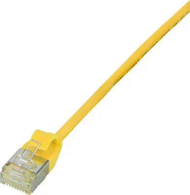 Image de LogiLink Professional CQ9047S LogiLink câble patch Ultraflex, cat. 6A, U/FTP, 1,5 m, jaune