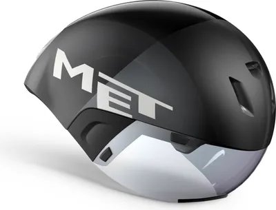 Produktbild von MET CODATRONCA Helm, Schwarz und Silber, Größe M