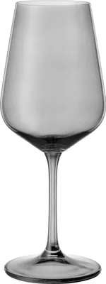 Produktbild von BOHEMIA Nora Weinglas aus Kristallglas, Grau, mit feinen Linien und hoher Brillanz