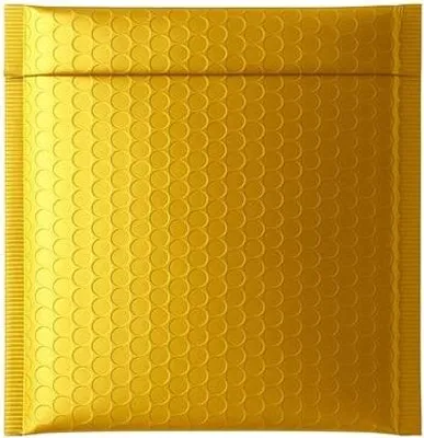 Image de Enveloppe Babelkowa métallique CD 165 x 165 mm dorée