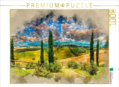 Produktbild von Calvendo Toskana 1000 Teile Puzzle quer 640x480mm, Roder Peter; 7444990