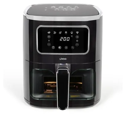 Heißluftfritteuse 5 l, 6 Programme, 1450 W, PFAS-frei
