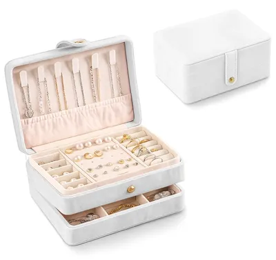 Produktbild von Schmuckkästchen Schmuckaufbewahrung Organizer - 3 Ebenen - Größe M