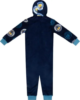 Immagine prodotto di Manchester City FC - Completo notte per bambini, pile GF848 (134) (blu scuro)