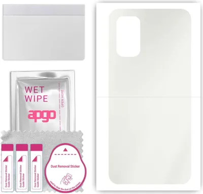 Produktbild von apgo Rückseite Schutzfolie, Matt, kompatibel mit Xiaomi Redmi 9T, Hinten Hydrogel-Displayschutzfolie mit Positionierhilfe, kratzfest, einfache Montage