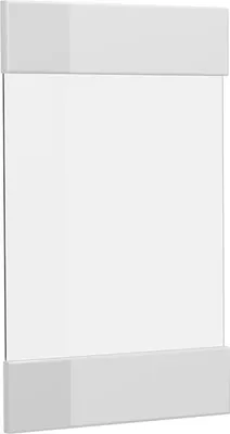 Image de Façade de cuisine Vicco R-Line Blanc Haute brillance 39.6x59cm façade de meuble pour meuble mural vitré, Model 34628