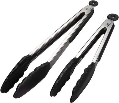Produktbild von Silikon Keukentang Set 2-teilig 22,9 cm und 12 Zoll mit antislip Griff