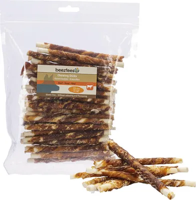 Produktbild von Beeztees Hundesnack Kaustange mit Ente, Maße: 12,5 cm