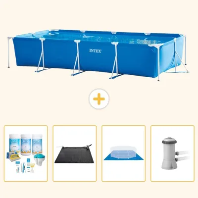 Immagine prodotto di Piscina fuori terra rettangolare - 450x220x84 cm - 5 pezzi - Modello S20846